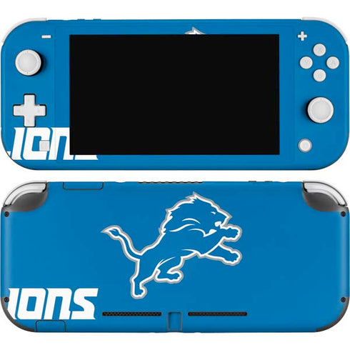 NFL Detroit Lions Distressed Nintendo Switch Lite Skin